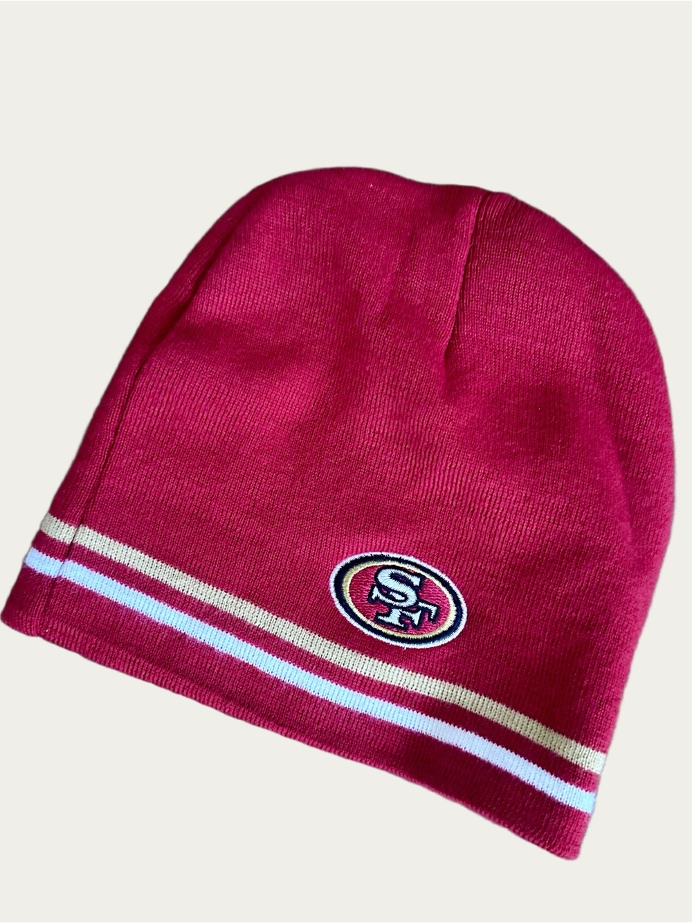 NFL Team San Francisco 49ers Red Beanie Skull Cap
